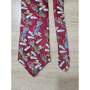 Crooks & Creed London Men's Vintage Golf Silk Tie